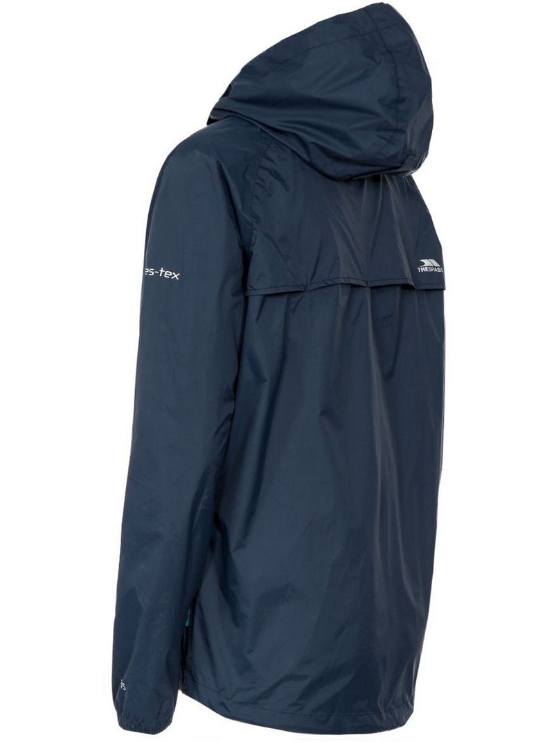 Veste imperméable qikpac - trespass Bleu marine - Kiabi