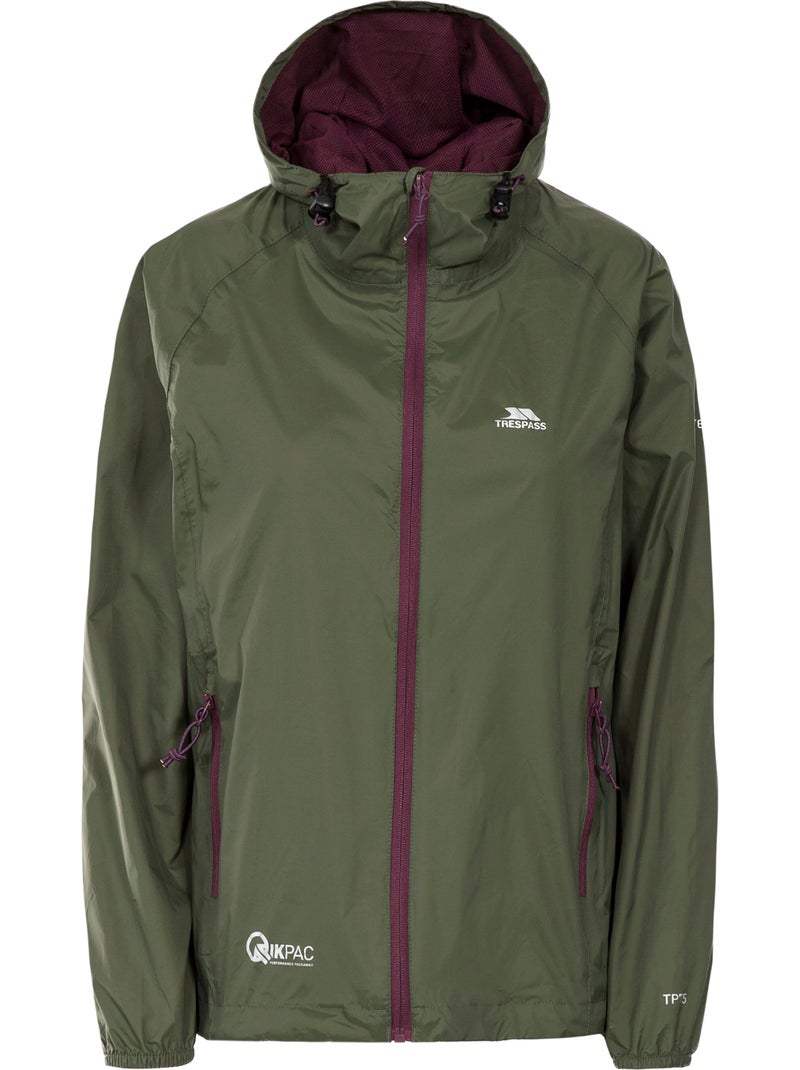 Veste imperméable qikpac - trespass Kaki - Kiabi