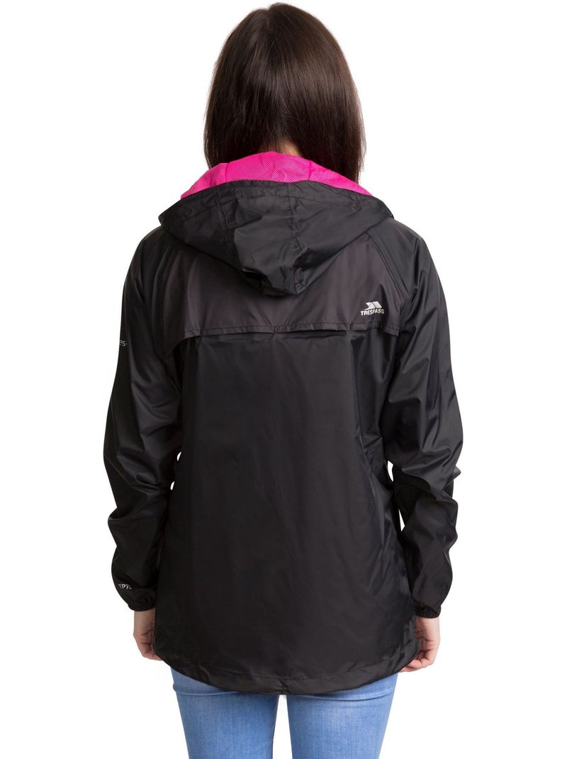 Veste imperméable qikpac - trespass Noir - Kiabi