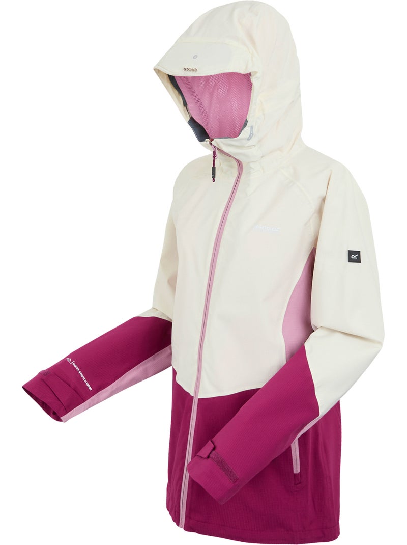 Veste imperméable raddick - regatta Blanc cassé - Kiabi