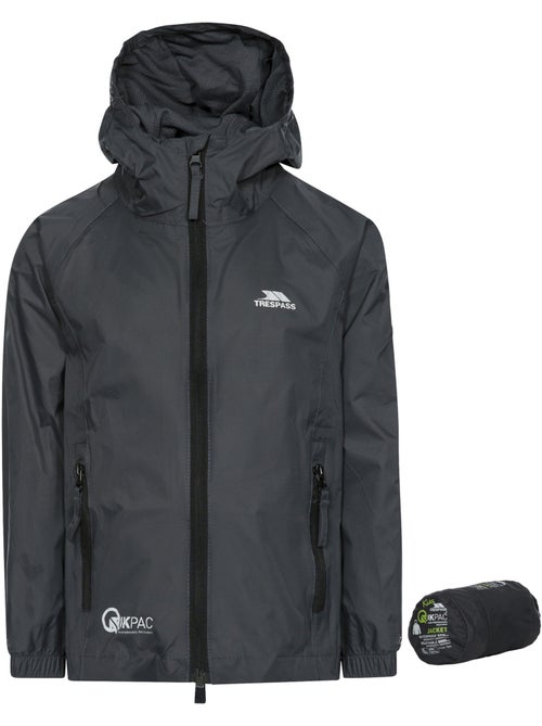 Veste imperméable repliable unisexe - trespass qikpac - Kiabi