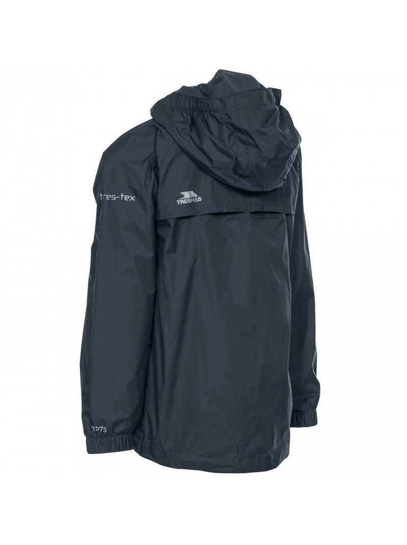 Veste imperméable repliable unisexe - trespass qikpac Gris - Kiabi