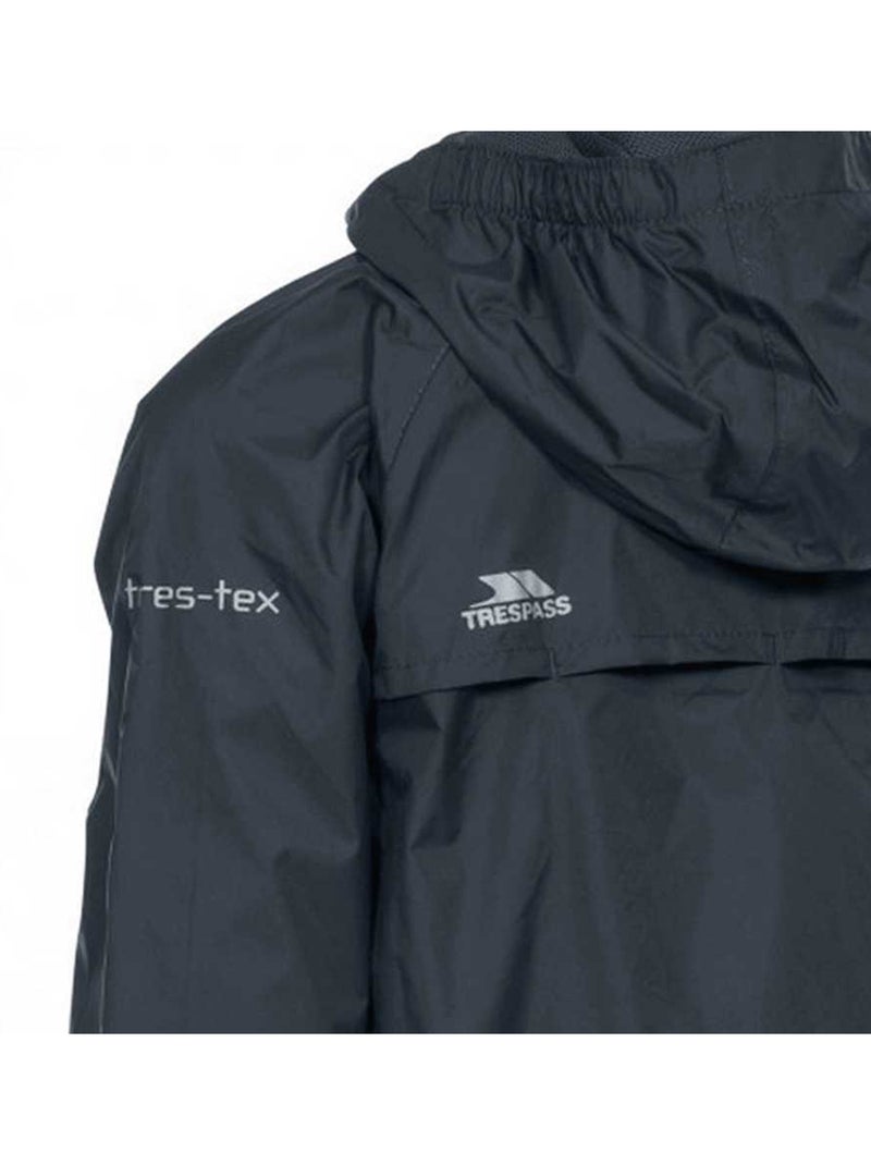 Veste imperméable repliable unisexe - trespass qikpac Gris - Kiabi