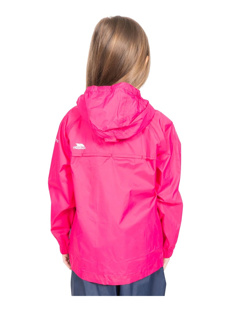 Veste imperméable repliable unisexe - trespass qikpac Rose - Kiabi