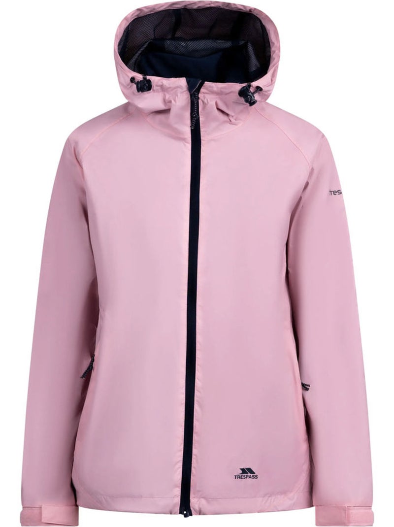 Veste imperméable tayah - trespass Gris froid/Rose - Kiabi