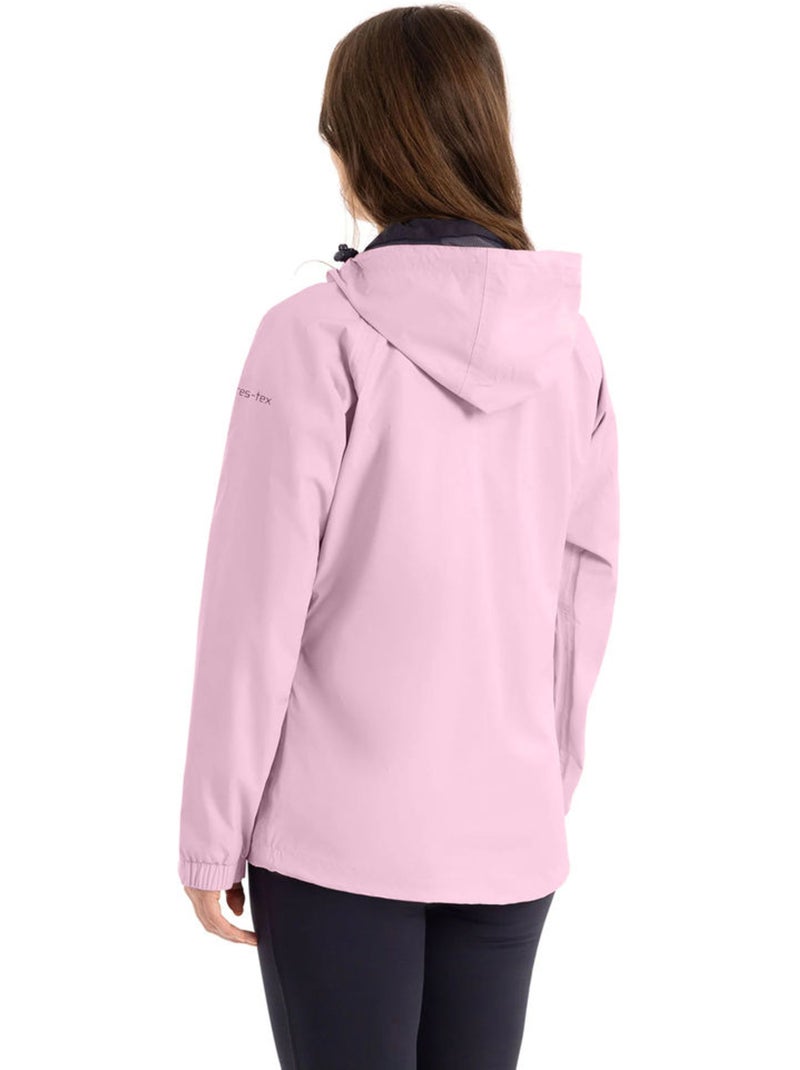 Veste imperméable tayah - trespass Gris froid/Rose - Kiabi