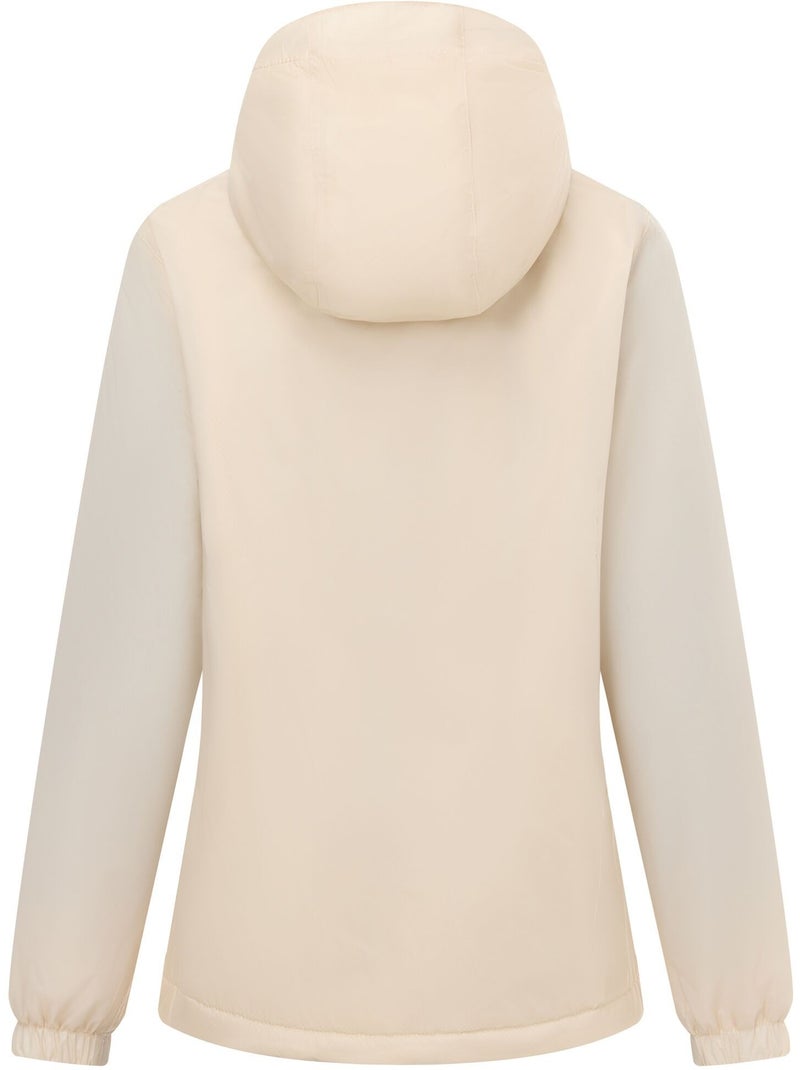 Veste imperméable unie à capuche et doublure polaire kygo - regatta Beige clair - Kiabi