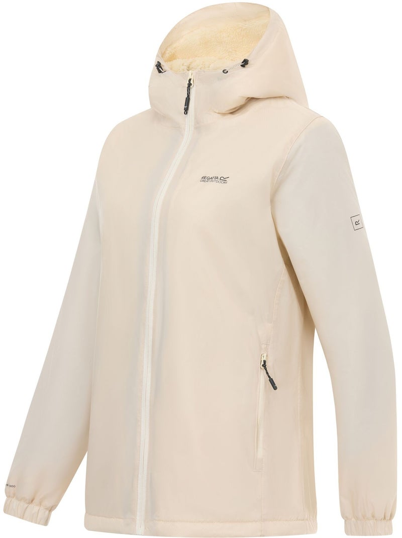 Veste imperméable unie à capuche et doublure polaire kygo - regatta Beige clair - Kiabi