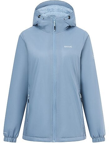 Veste imperméable unie à capuche et doublure polaire kygo - regatta