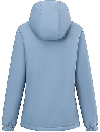 Veste imperméable unie à capuche et doublure polaire kygo - regatta