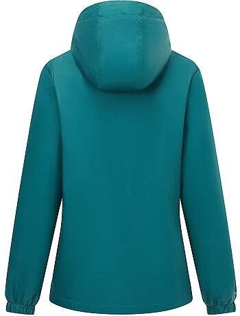 Veste imperméable unie à capuche et doublure polaire kygo - regatta