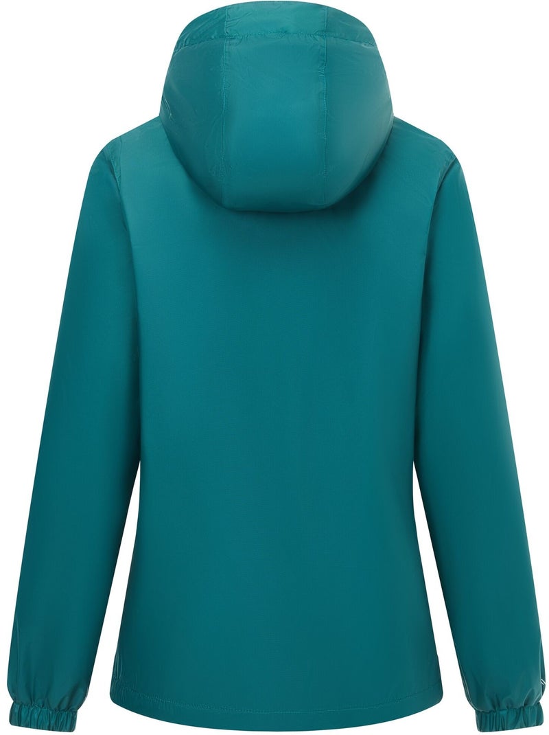 Veste imperméable unie à capuche et doublure polaire kygo - regatta Vert forêt - Kiabi