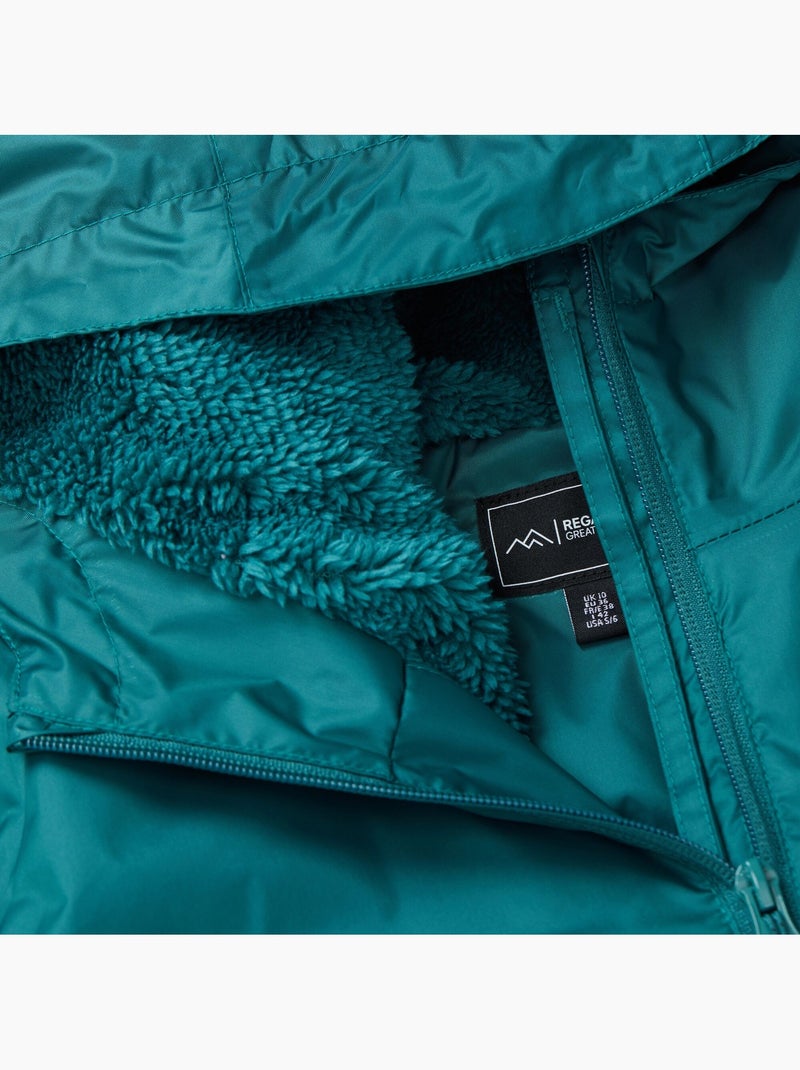 Veste imperméable unie à capuche et doublure polaire kygo - regatta Vert forêt - Kiabi