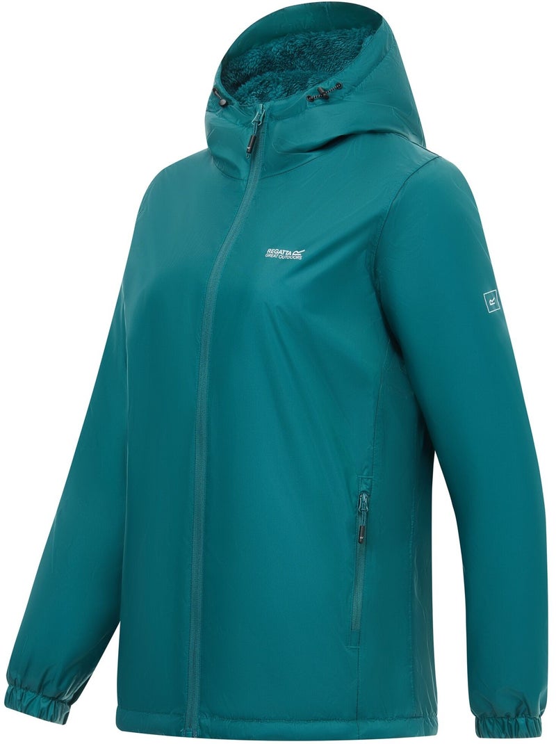Veste imperméable unie à capuche et doublure polaire kygo - regatta Vert forêt - Kiabi
