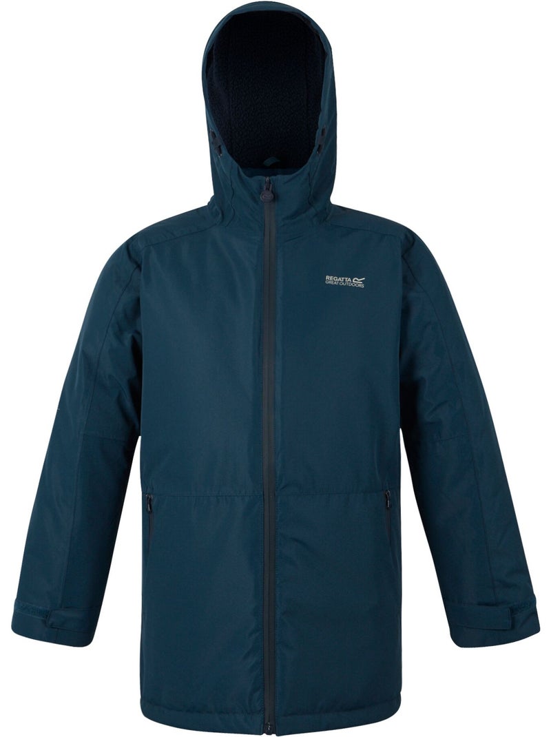 Veste imperméable unie à capuche farbank - regatta Bleu nuit - Kiabi