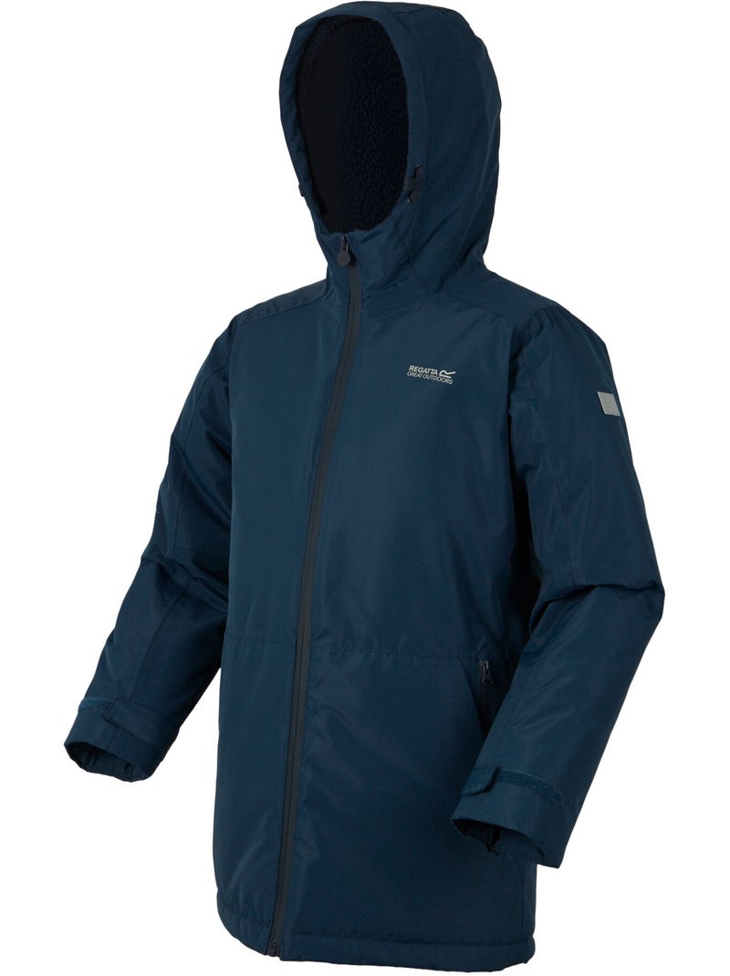 Veste imperméable unie à capuche farbank - regatta Bleu nuit - Kiabi