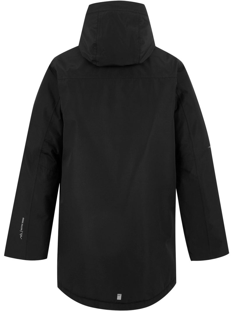 Veste imperméable unie à capuche farbank - regatta Noir - Kiabi