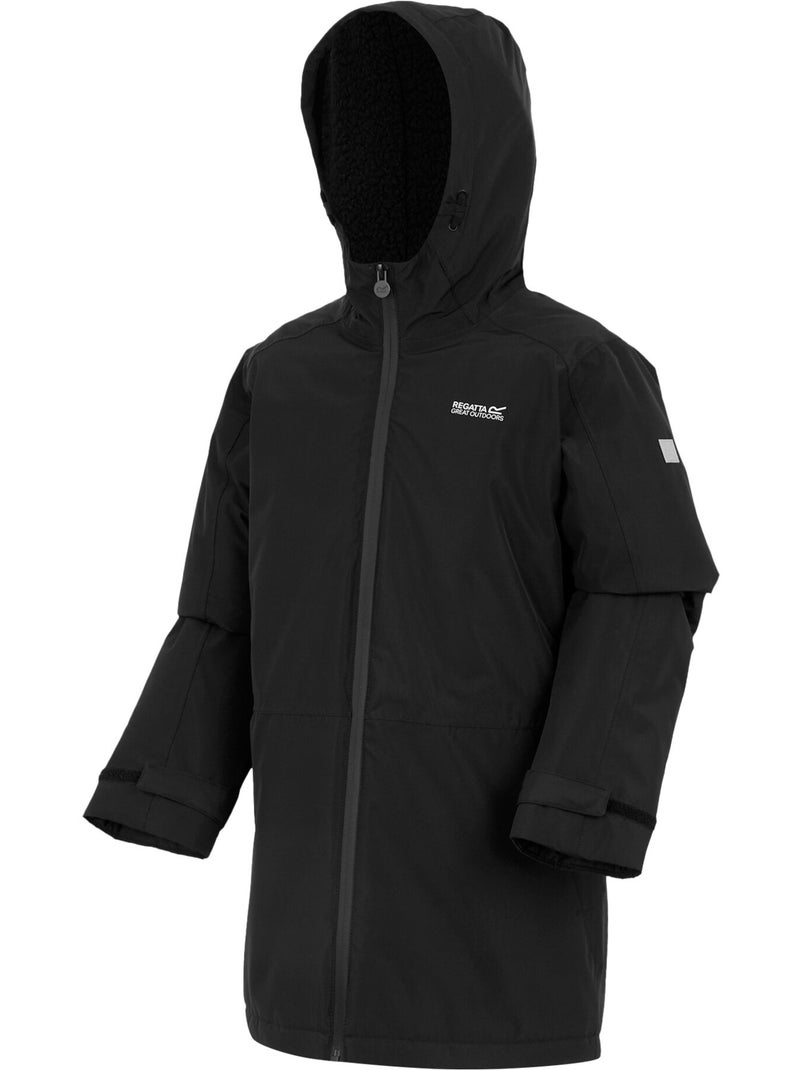 Veste imperméable unie à capuche farbank - regatta Noir - Kiabi