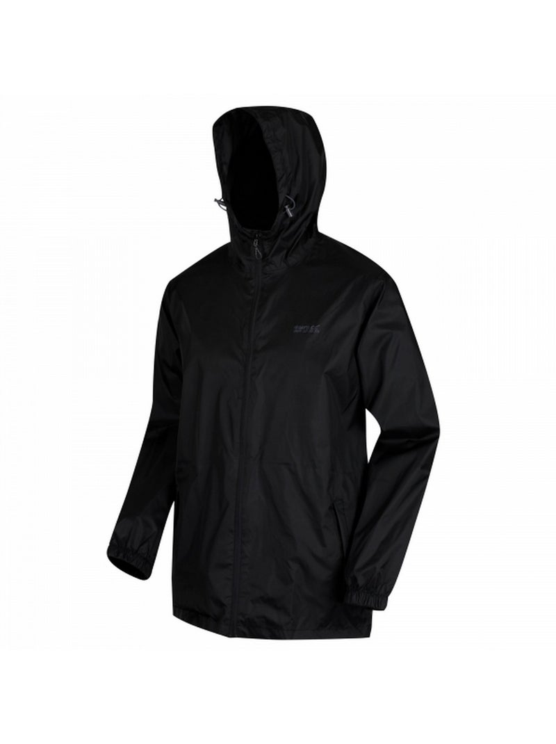 Veste imperméable unie à capuche pack it - regatta Noir - Kiabi