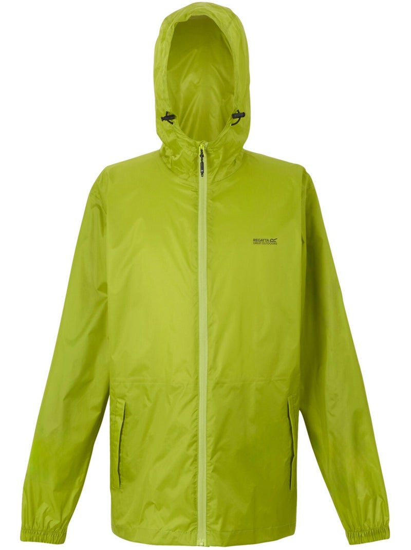 Veste imperméable unie à capuche pack it - regatta Vert clair - Kiabi