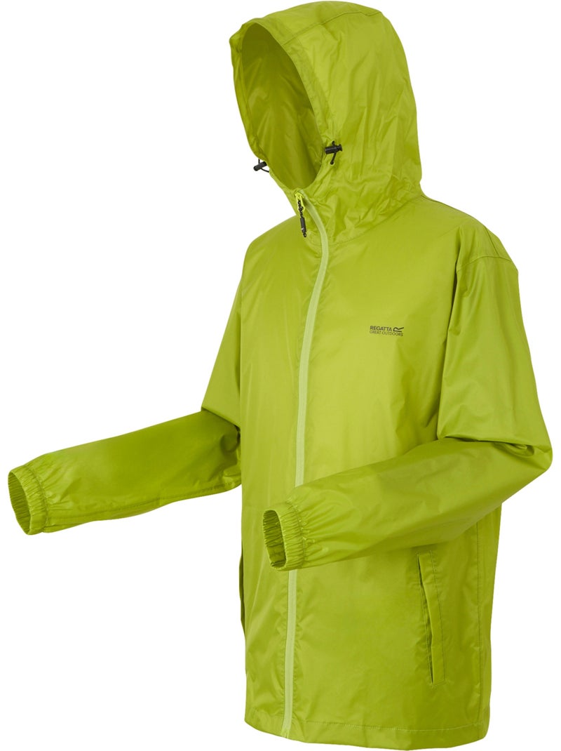Veste imperméable unie à capuche pack it - regatta Vert clair - Kiabi