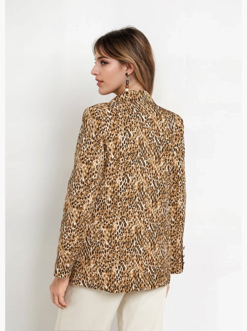 Veste imprimé arty, col tailleur - AFIBEL - Kiabi Veste imprimé arty, col tailleur - AFIBEL - Kiabi