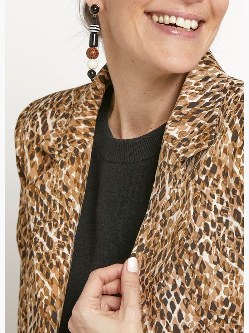 Veste imprimé arty, col tailleur - AFIBEL - Kiabi Veste imprimé arty, col tailleur - AFIBEL - Kiabi