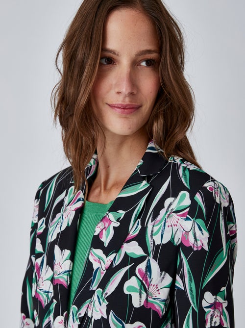 Veste imprimée en satin mat - damart - Kiabi Veste imprimée en satin mat - damart - Kiabi