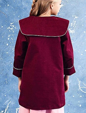 Veste Intersaison Col Marin Velours PIMPRENELLE - La Faute à Voltaire
