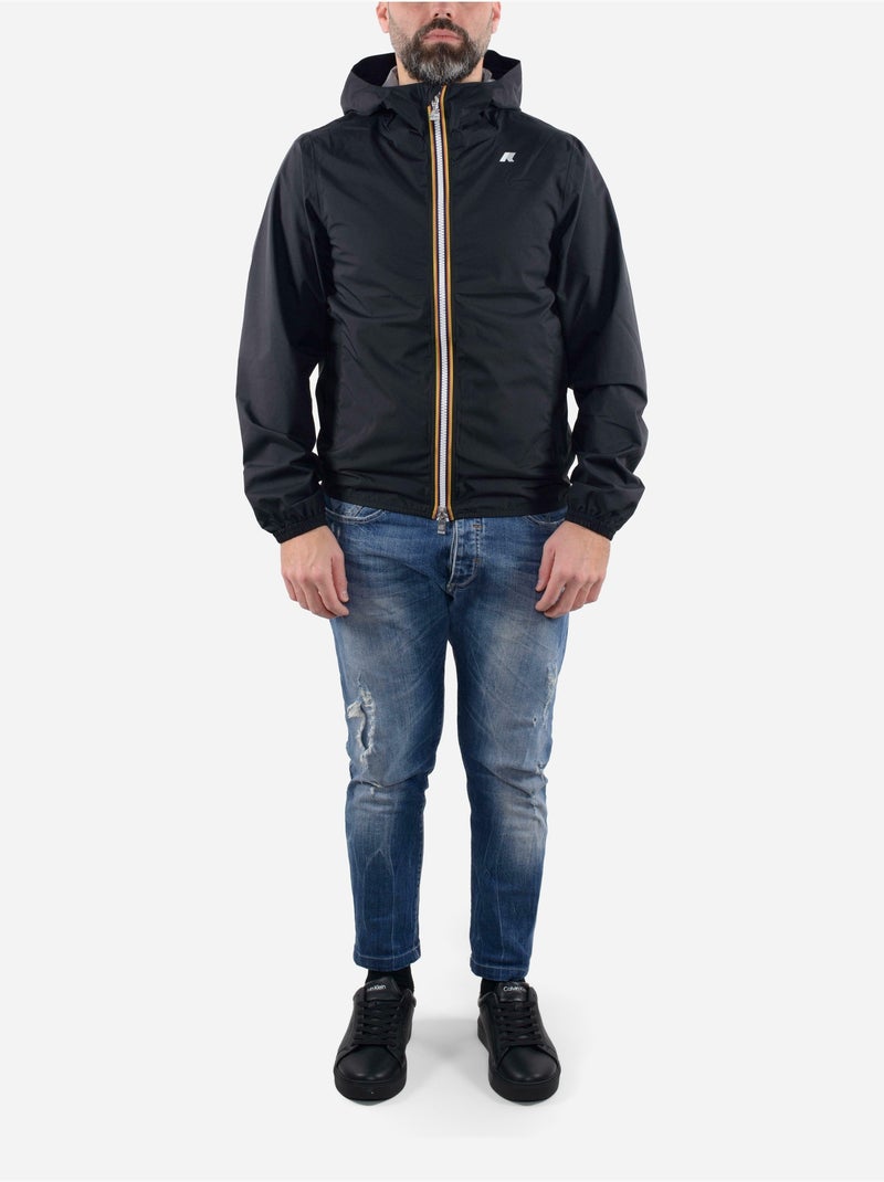 Veste jack eco stretch dot - K-Way Noir - Kiabi