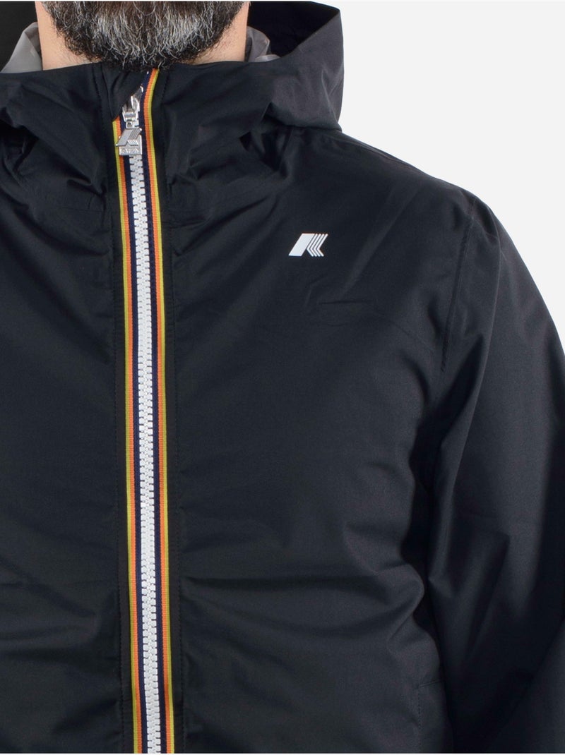 Veste jack eco stretch dot - K-Way Noir - Kiabi