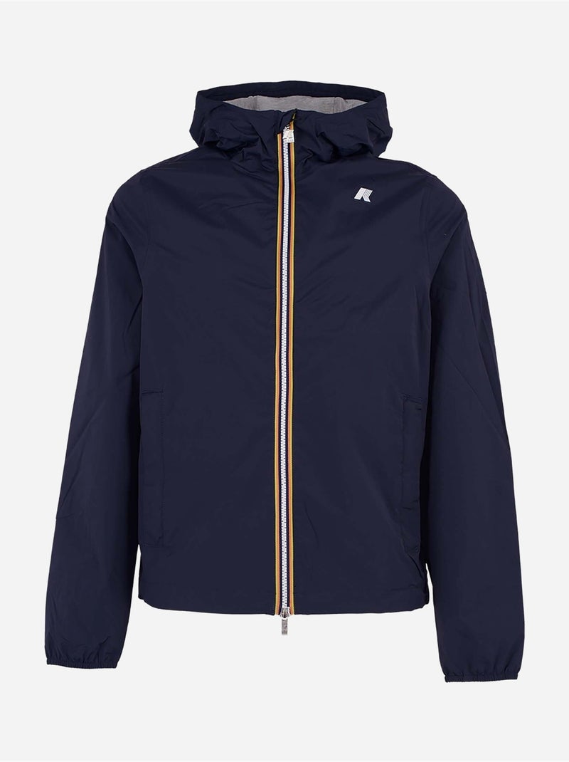 Veste jack stretch nylon jersey - K-Way Bleu - Kiabi
