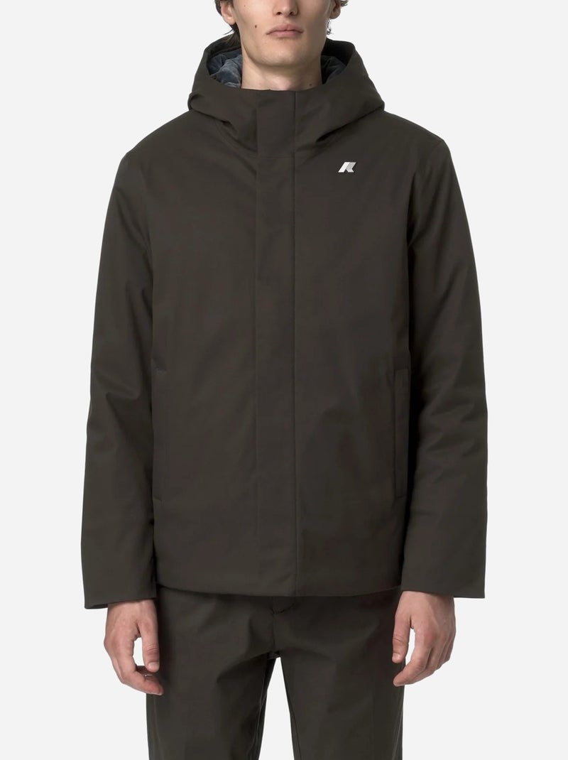 Veste Jacko Twill Marmotta - K-Way Marron - Kiabi