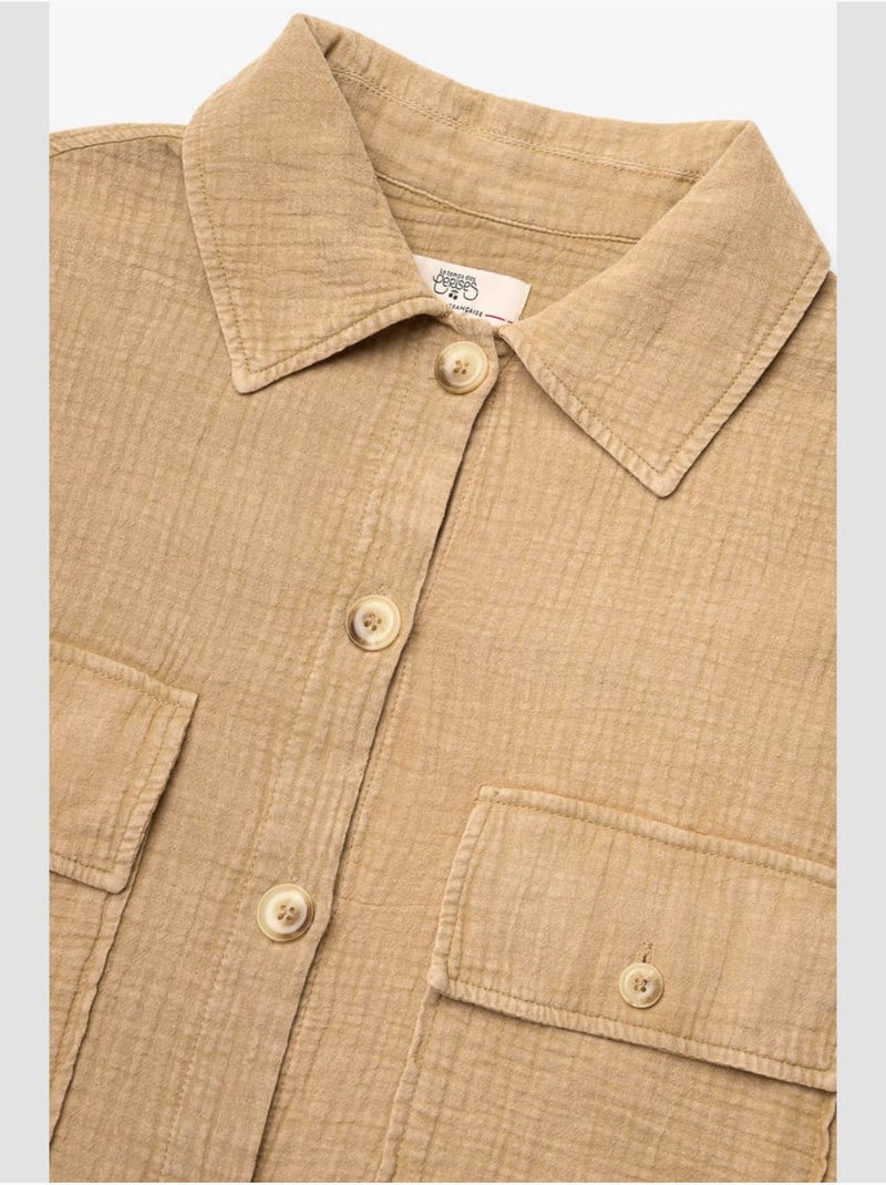 Veste jasongi 'le temps des cerises' Beige - Kiabi