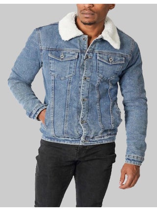 Veste jean sherpa Kebello