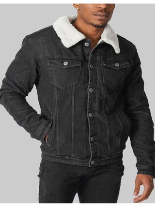 Veste jean sherpa Kebello