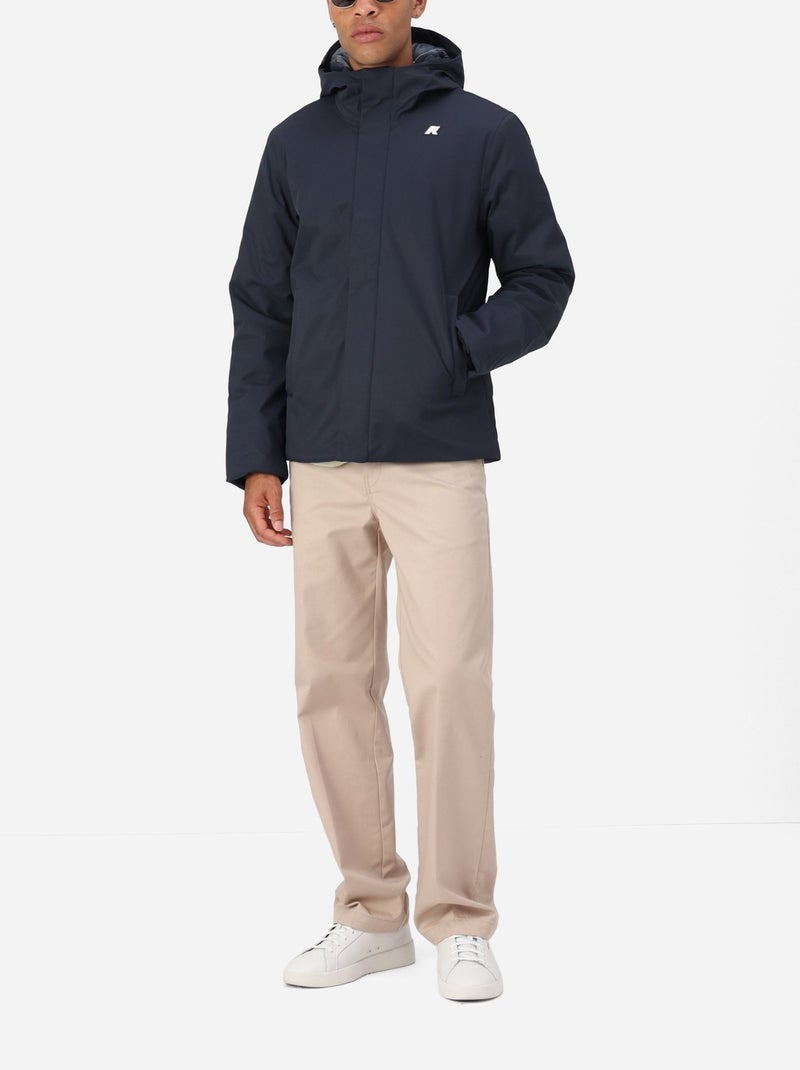 Veste K-Way Jacko Twill Marmotta Bleu foncé - Kiabi
