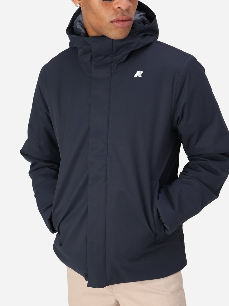 Veste K-Way Jacko Twill Marmotta Bleu foncé - Kiabi