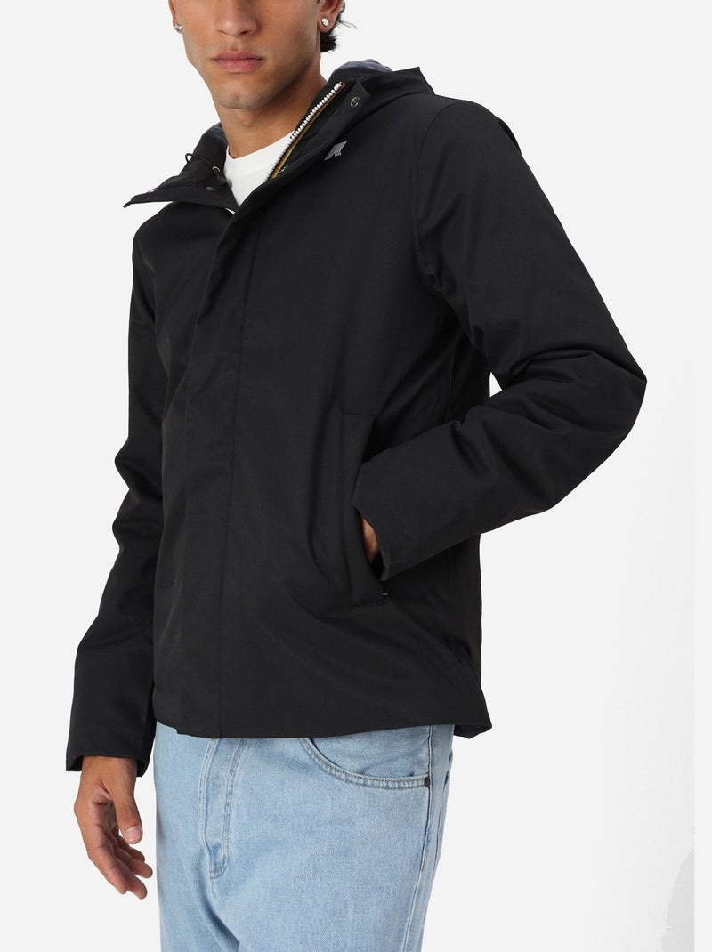 Veste K-Way Jacko Twill Marmotta Noir - Kiabi