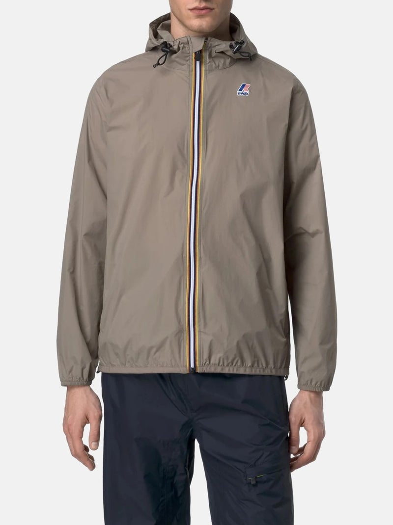 Veste K-Way Le Vrai 4.0 Claude Marron clair - Kiabi