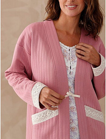 Veste kimono matelassée lingerie nuit