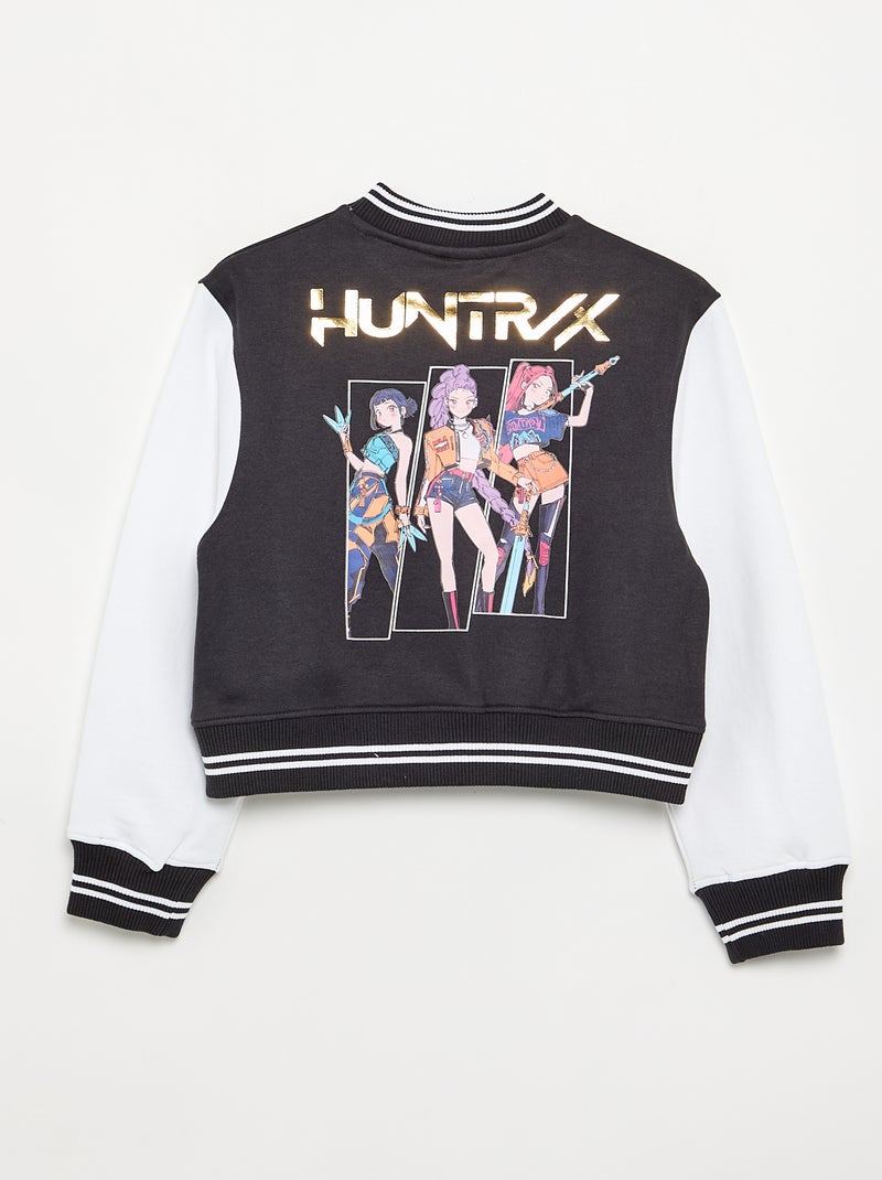 Veste 'KPop Demon Hunters' Noir - Kiabi