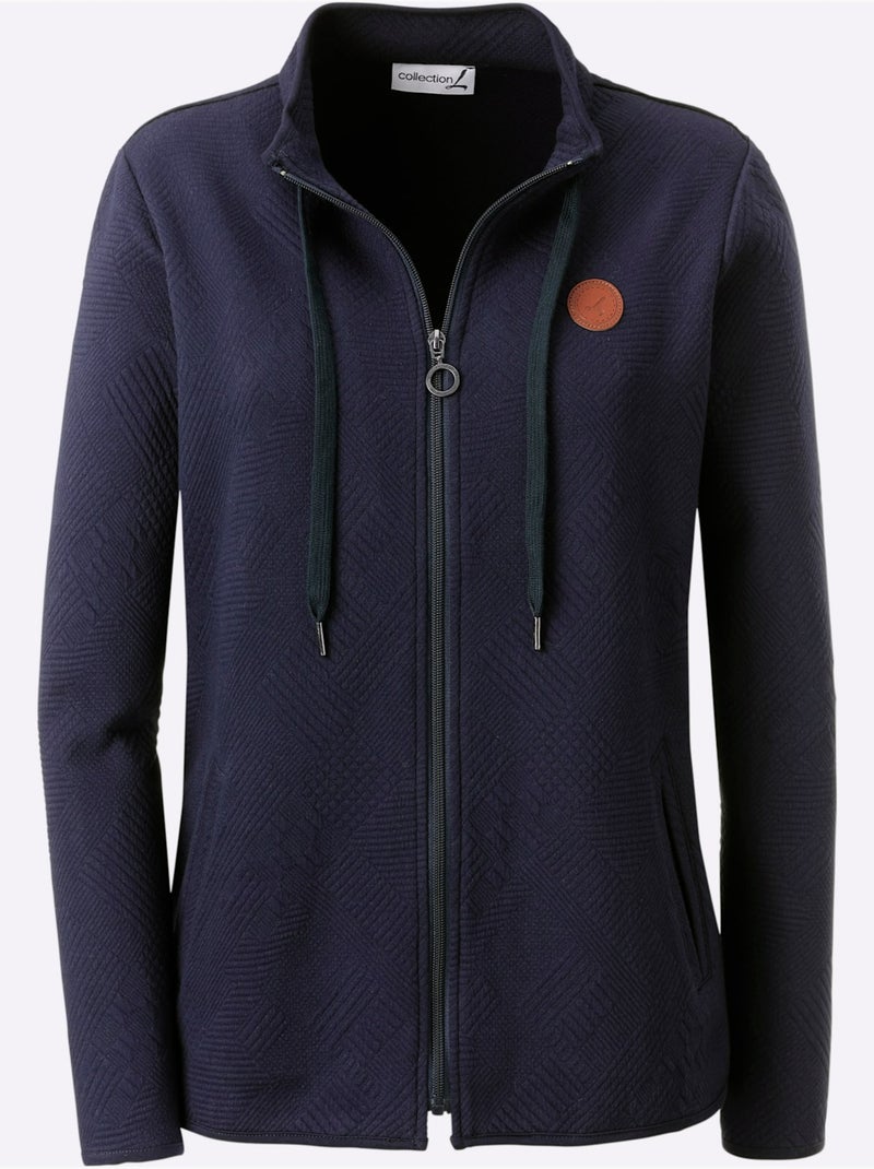 Veste Légère 50% Coton - Taille Standard - Witt Bleu marine - Kiabi