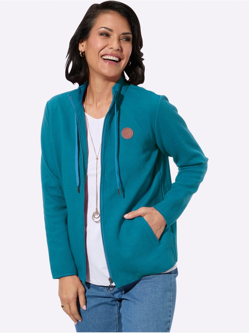 Veste Légère 50% Coton - Taille Standard - Witt Bleu pétrole - Kiabi