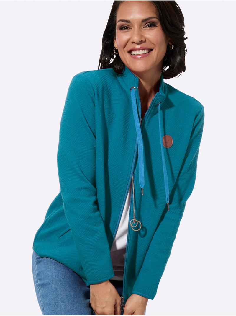 Veste Légère 50% Coton - Taille Standard - Witt Bleu pétrole - Kiabi