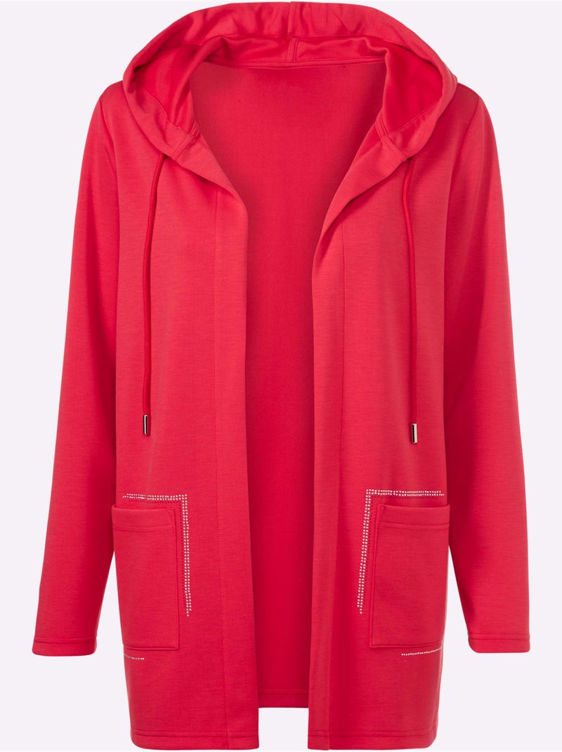 Veste Légère 50% Modal - Taille Standard - Helline Rouge - Kiabi