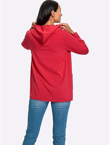 Veste légère à capuche avec cordon et poches sans fermeture - Taille standard - Helline