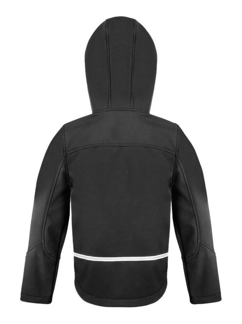 Veste légère à capuche unisexe - result Noir Gris - Kiabi