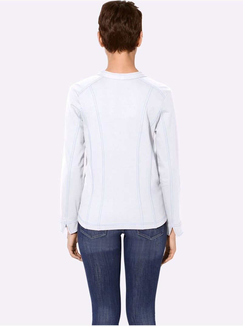 Veste légère alternative idéale au blazer - taille standard - witt Blanc - Kiabi