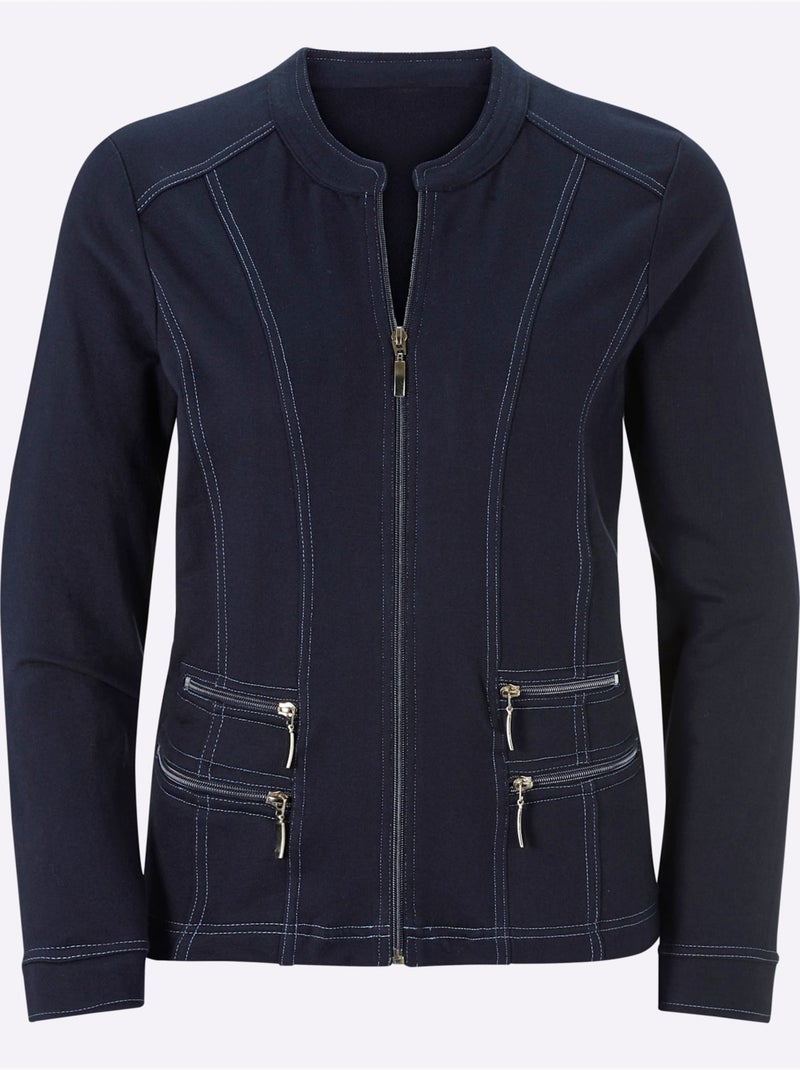 Veste Légère Alternative Idéale Au Blazer - Taille Standard - Witt Bleu marine - Kiabi